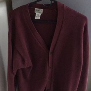LL bean cardigan sweater M tall